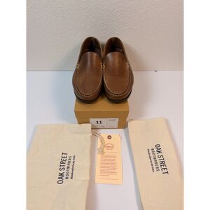 Oak Street Bootmakers Slip Moc Men’s Size 11 Natural 12oz Chromexcel Made In USA